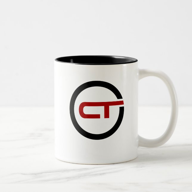 Café Em Dois Tons Caneca do símbolo da identidade de Oklahoma (Direita)