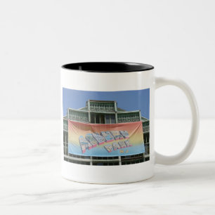 Café Em Dois Tons Caneca do sinal do parque de Asbury