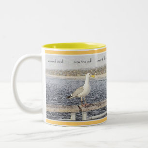 Café Em Dois Tons Caneca do Stroll do fim de semana
