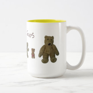 Café Em Dois Tons Caneca do urso de ursinho - 5 caras sábias