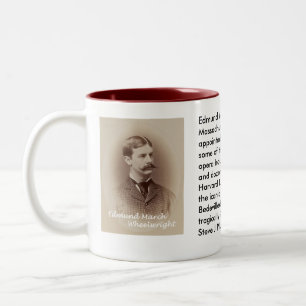 Café Em Dois Tons Caneca do Wheelwright de Edmund março