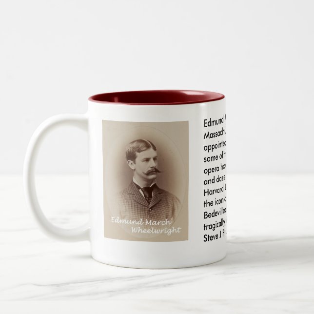 Café Em Dois Tons Caneca do Wheelwright de Edmund março (Esquerda)