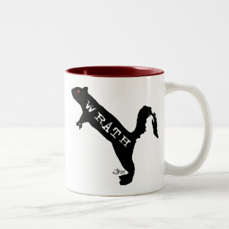 Café Em Dois Tons Caneca do Wrath de Squirrelly