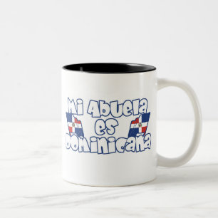 Café Em Dois Tons Caneca Dominicana de Abuela