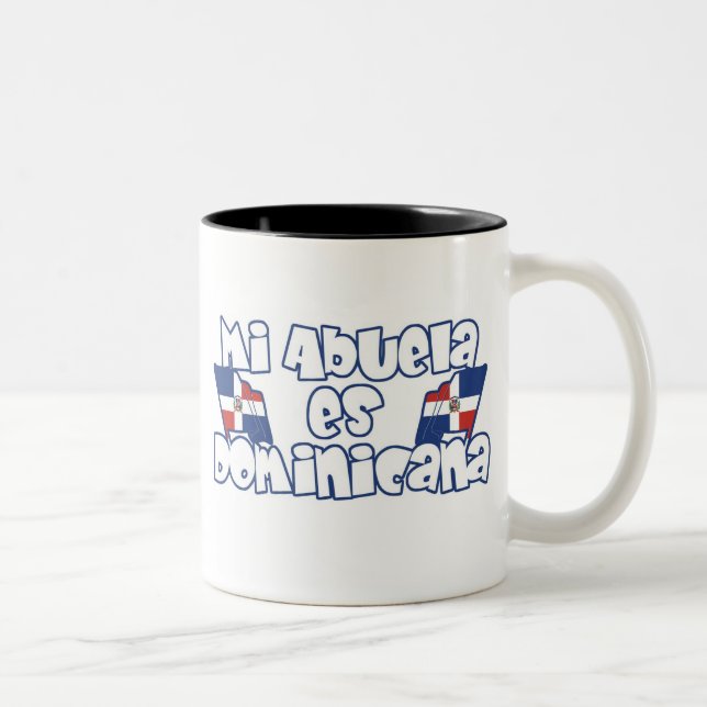 Café Em Dois Tons Caneca Dominicana de Abuela (Direita)
