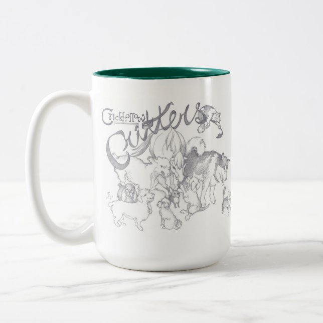 Café Em Dois Tons Caneca dos bichos de Crickhollow (Esquerda)