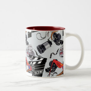 Café Em Dois Tons caneca dos diretores de filme