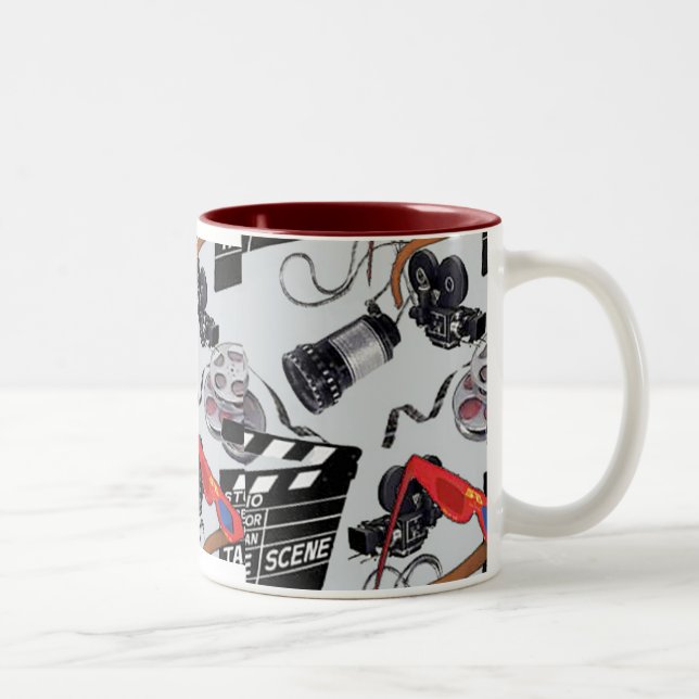 Café Em Dois Tons caneca dos diretores de filme (Direita)