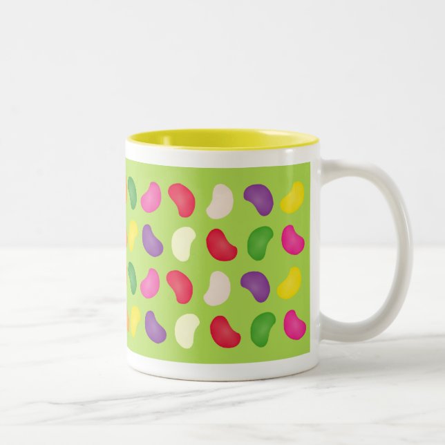 Café Em Dois Tons Caneca dos feijões de geléia (Direita)
