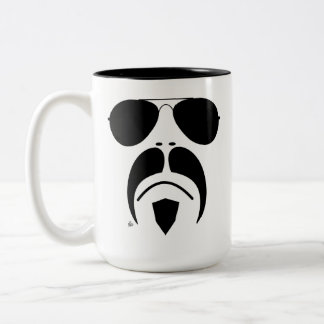 Café Em Dois Tons Caneca dos óculos de sol do estilo do aviador do