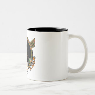 Café Em Dois Tons Caneca dos rolos de Rocketeer