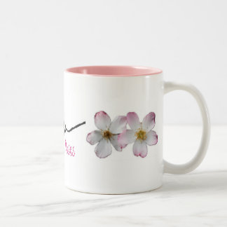 Café Em Dois Tons Caneca dos rosas de LYDA