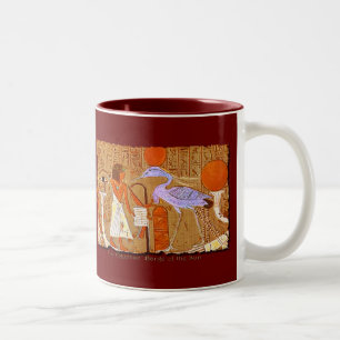 Café Em Dois Tons caneca Egípcio-temático da arte de Egipto antigo