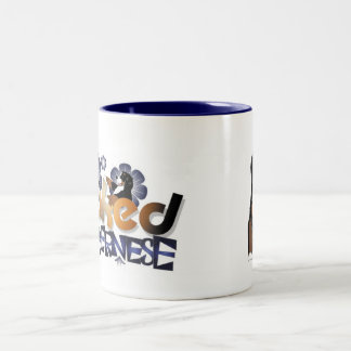 Café Em Dois Tons Caneca enganchada do Bernese de MadDog