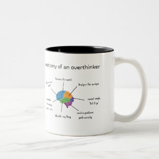 Café Em Dois Tons Caneca engraçada Anatomia de um Supra-analista