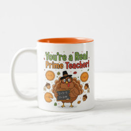Café Em Dois Tons Caneca engraçada do Dia de Ação de Graças para pro
