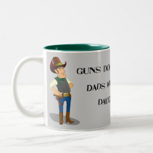 Café Em Dois Tons Caneca engraçada do dia dos pais de Dadism