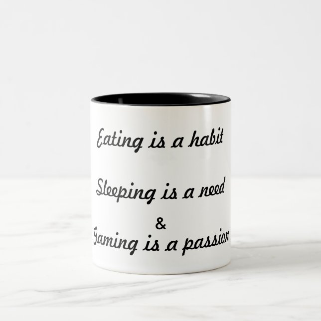 Café Em Dois Tons Caneca engraçada do Dois-Tom de 11 onças (Centro)