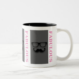 Café Em Dois Tons Caneca FABULOSA de Pugenne