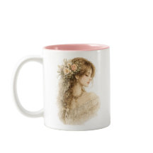 Caneca Floral de Perfil Botânico