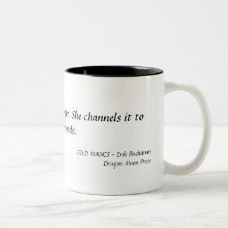 Café Em Dois Tons Caneca fria das citações de Magics