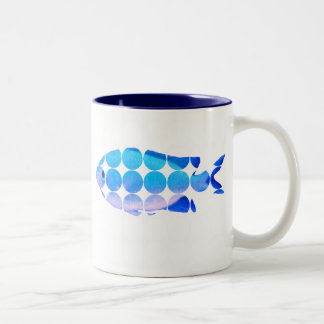 Café Em Dois Tons Caneca grande verde da foto do ponto de Chromis
