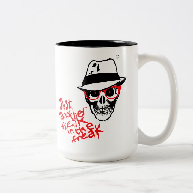 Café Em Dois Tons Caneca inoperante de Thompson do caçador (Direita)