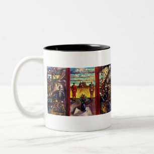 Café Em Dois Tons Caneca interna do Dois-tom da pintura da Capa de