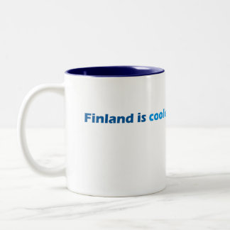 Café Em Dois Tons Caneca legal de Finlandia