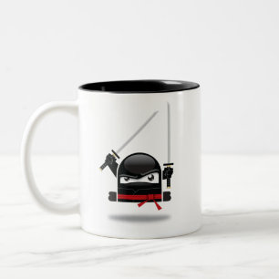 Café Em Dois Tons Caneca louca das habilidades de Ninja