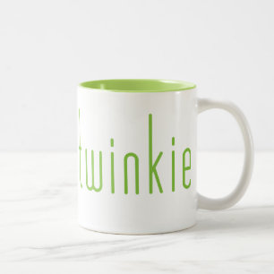 Café Em Dois Tons Caneca magro de Twinkie - verde