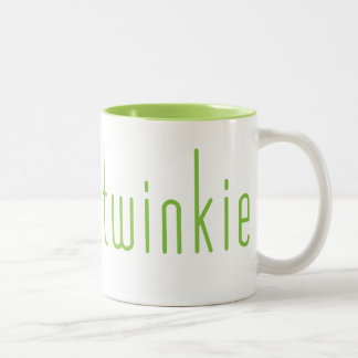 Café Em Dois Tons Caneca magro de Twinkie - verde