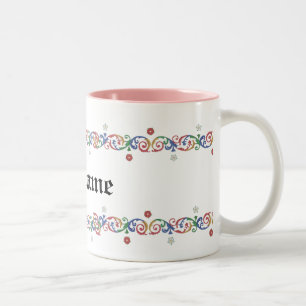 Café Em Dois Tons Caneca medieval de E