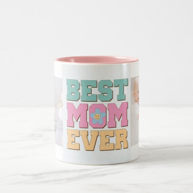 Café Em Dois Tons Caneca | MELHOR MÃE DE TODOS OS MOMENTOS (Centro)