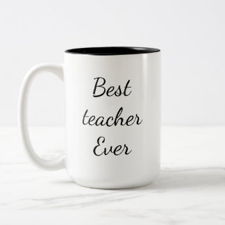 Café Em Dois Tons Caneca Melhor Professor de Todos os Tempos