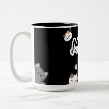 Caneca Meow Atitude – Purrfeita para Mães de Gatos