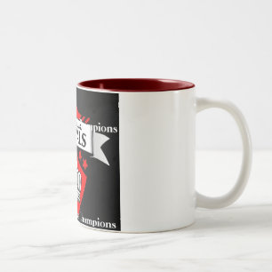 Café Em Dois Tons Caneca nacional do campeonato dos Royals de LI