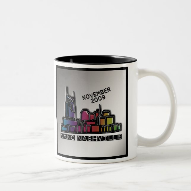 Café Em Dois Tons Caneca NaNo de 2009 jumbos (Direita)