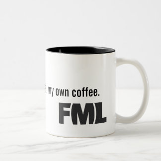 Café Em Dois Tons Caneca oficial de FML: Caseiro