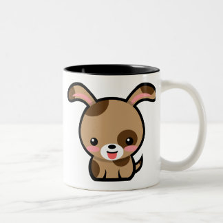 Café Em Dois Tons Caneca oficial do filhote de cachorro de SuperPets