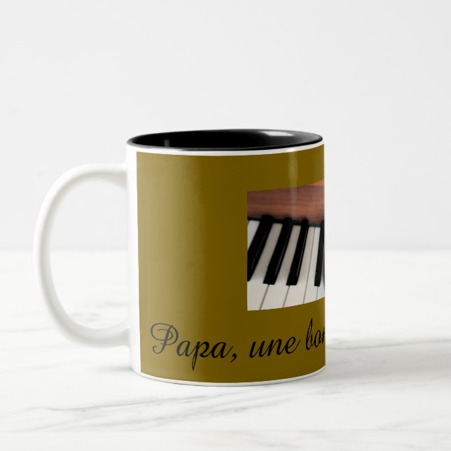 Café Em Dois Tons Caneca Papa - Pausa de osso (Esquerda)