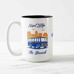 Café Em Dois Tons Caneca para Motorista de Ônibus Aposentado – Prese