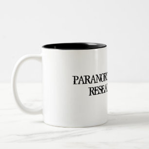 Café Em Dois Tons Caneca Paranormal da equipa de investigação da