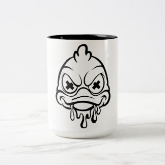 Café Em Dois Tons Caneca Pato Fofo – Design de Pato Divertido e Ador
