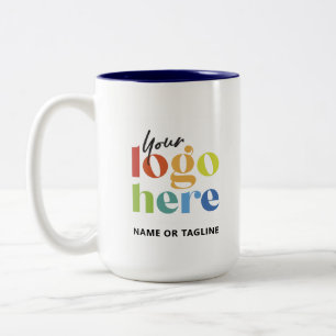 Café Em Dois Tons Caneca Personalizada com Logotipo de Marca