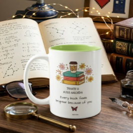 Café Em Dois Tons Caneca Personalizada de Agradecimento para Profess