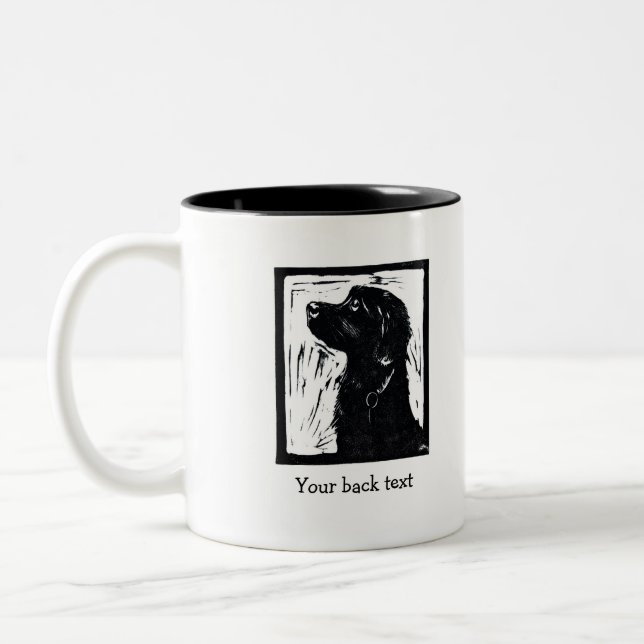 Café Em Dois Tons Caneca personalizada do impressão de Springador (Esquerda)