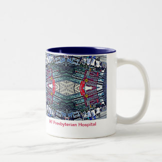Café Em Dois Tons Caneca presbiteriano do hospital de NY