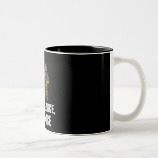 Café Em Dois Tons Caneca Preta de Marcenaria Medir Uma Vez Cortar Du