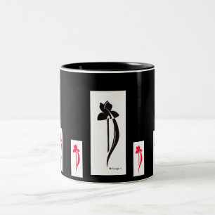 Café Em Dois Tons Caneca preta de PRLimages